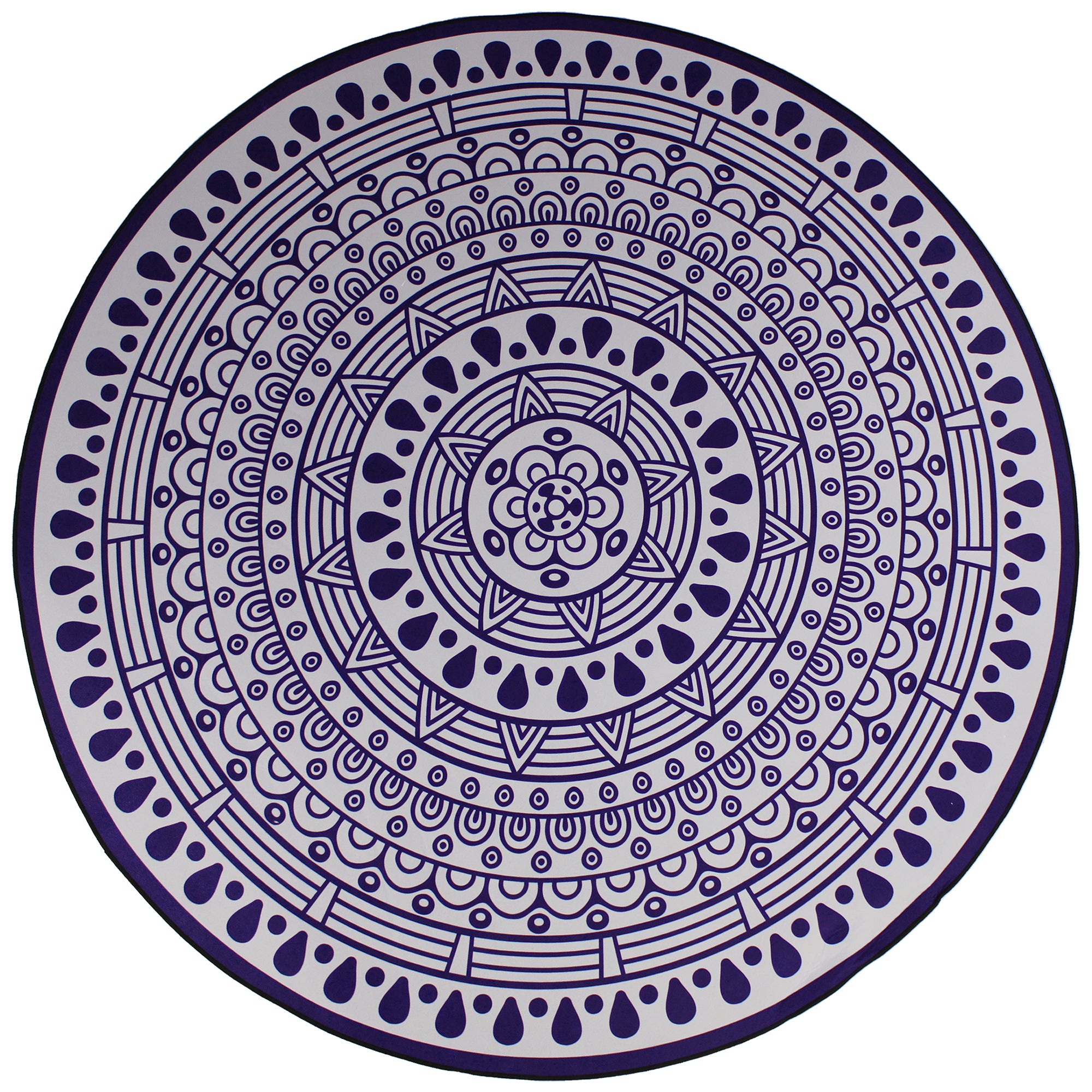 160cm Round LMA Branded 3D Printed Area Rug Lightweight - RM41