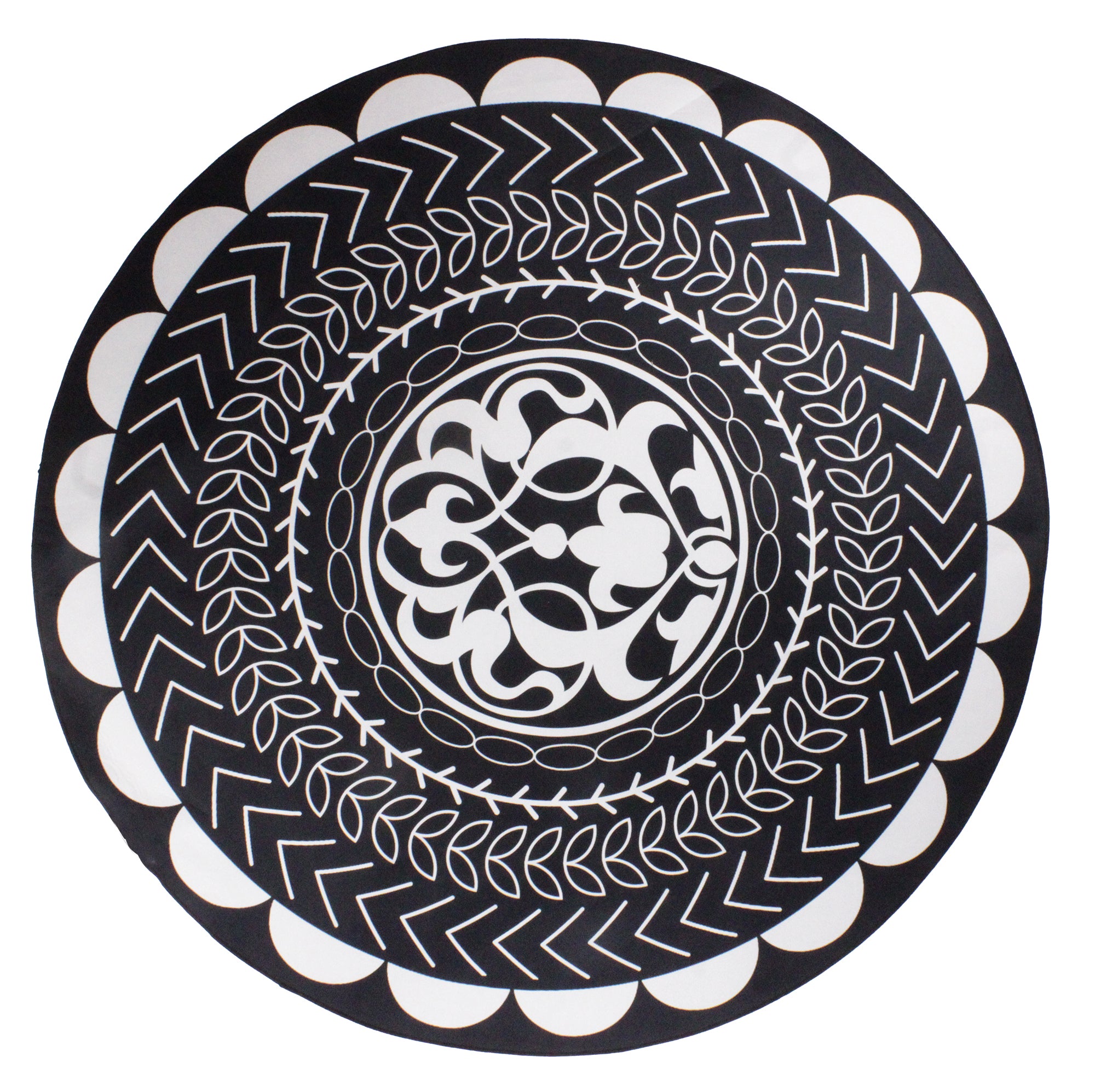 160cm Round LMA Branded 3D Printed Area Rug Lightweight - RM56