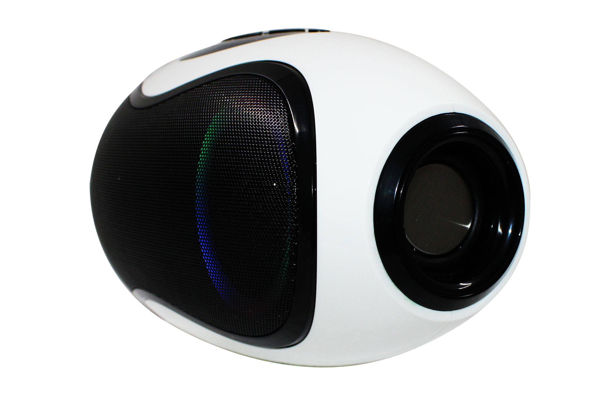 A2DP Robot Head Bluetooth Speaker with EQ Function & Bass Maximiser - White