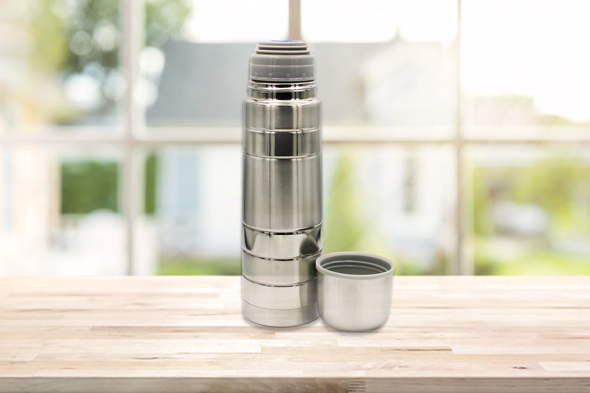 Edelstahl Outdoor Hot & Cold Food& Beverage Vacuum Flask - Rugged Ridge