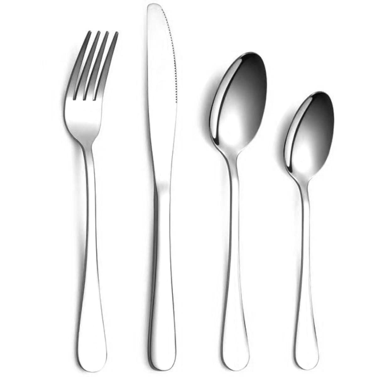 LMA Authentic 24 Piece Stainless steel Cutlery Dinner Set -Silver