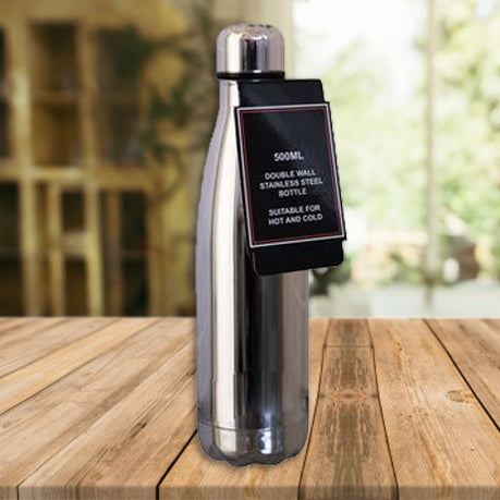 Double Wall Hot And Cold 500ML Stainless Steel Water Bottle