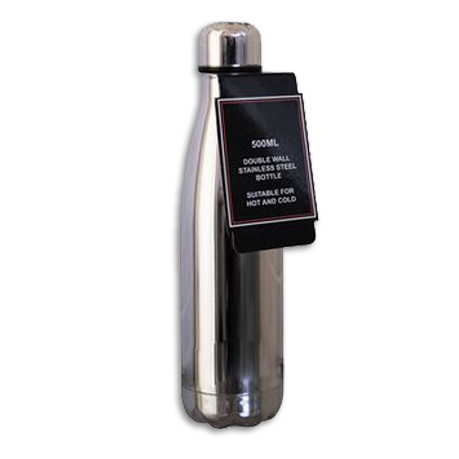 Double Wall Hot And Cold 500ML Stainless Steel Water Bottle