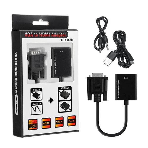 VGA to HDMI Adapter With Audio Output