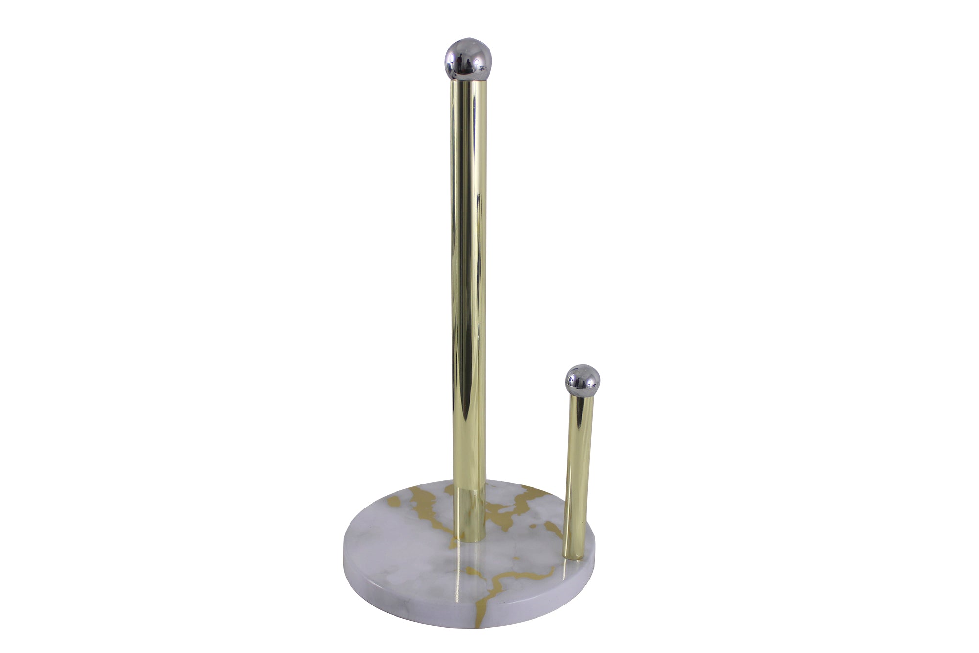 Weighted Stainless Steel Counter Top Paper Towel Holder - Marble